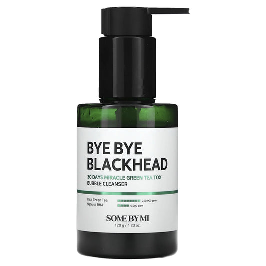 , Bye Bye Blackhead, 30 Days Miracle Green Tea Tox, Bubble Cleanser, 4.23 Oz (120 G)