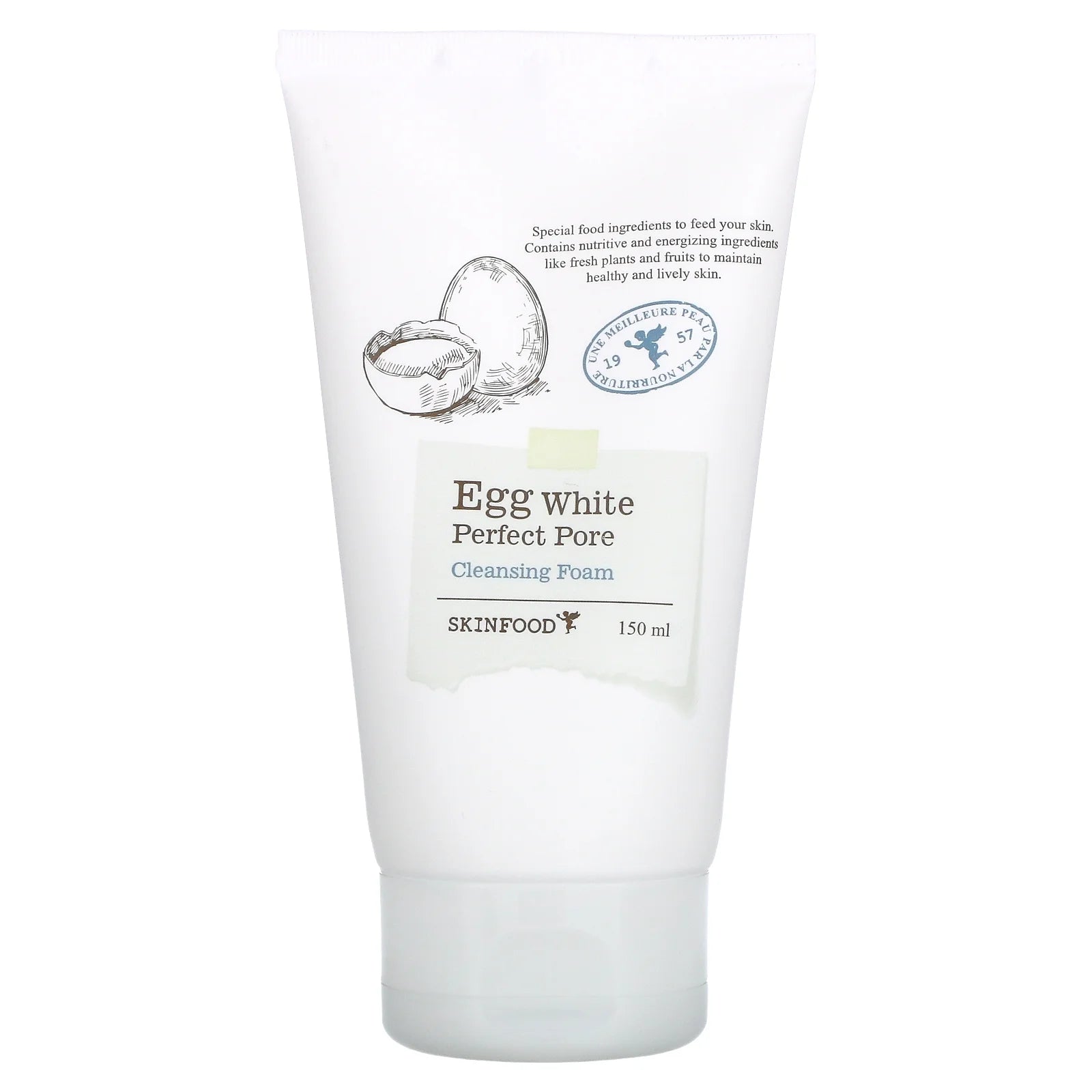 Egg White, Perfect Pore Cleansing Foam, 5.07 Fl Oz (150 Ml),