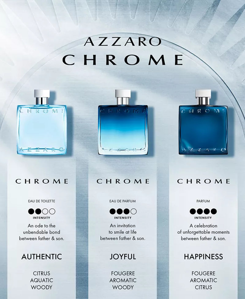 Men'S 3-Pc. Chrome Eau De Toilette Gift Set