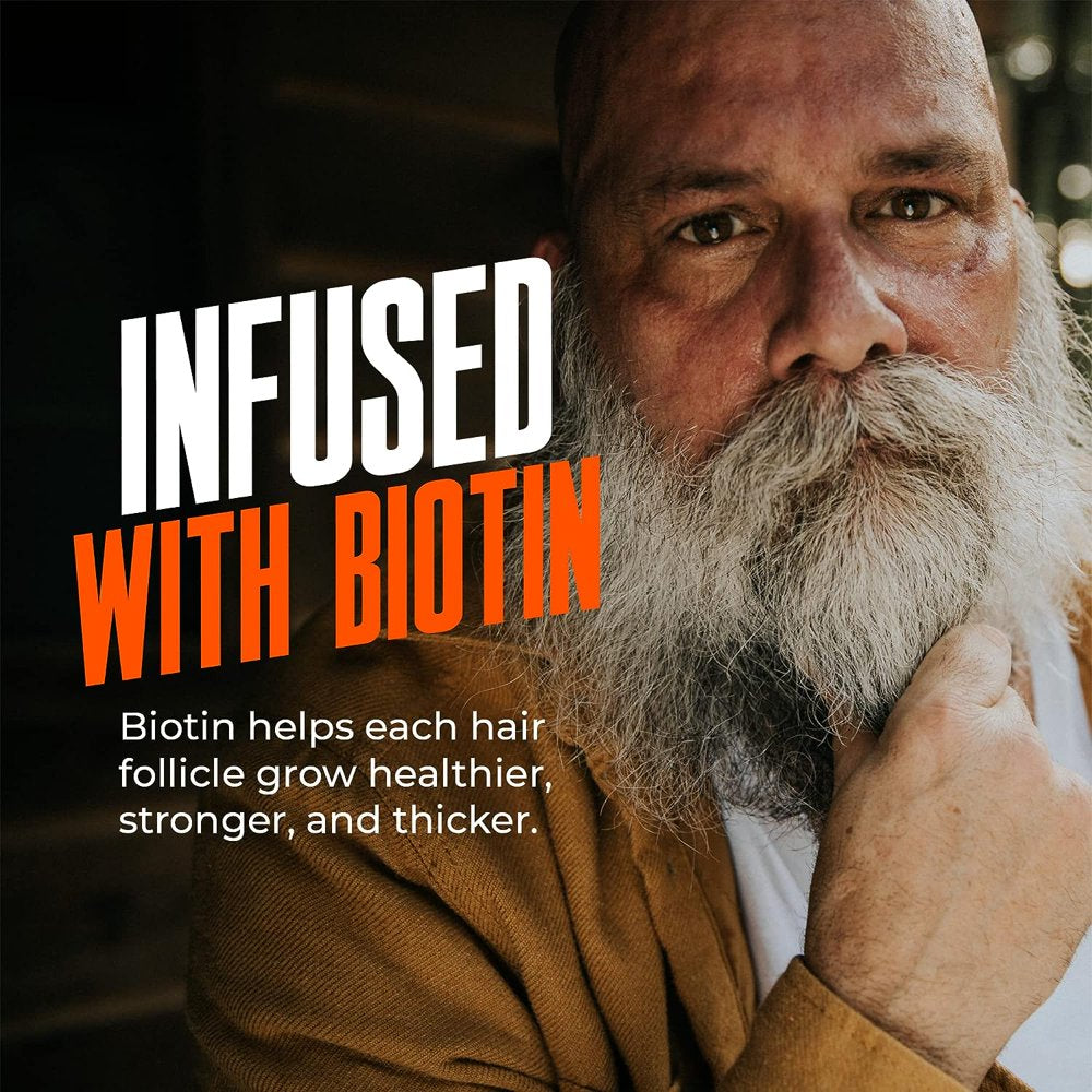 Beard Growth Serum with Biotin & Caffeine, 1 Oz.