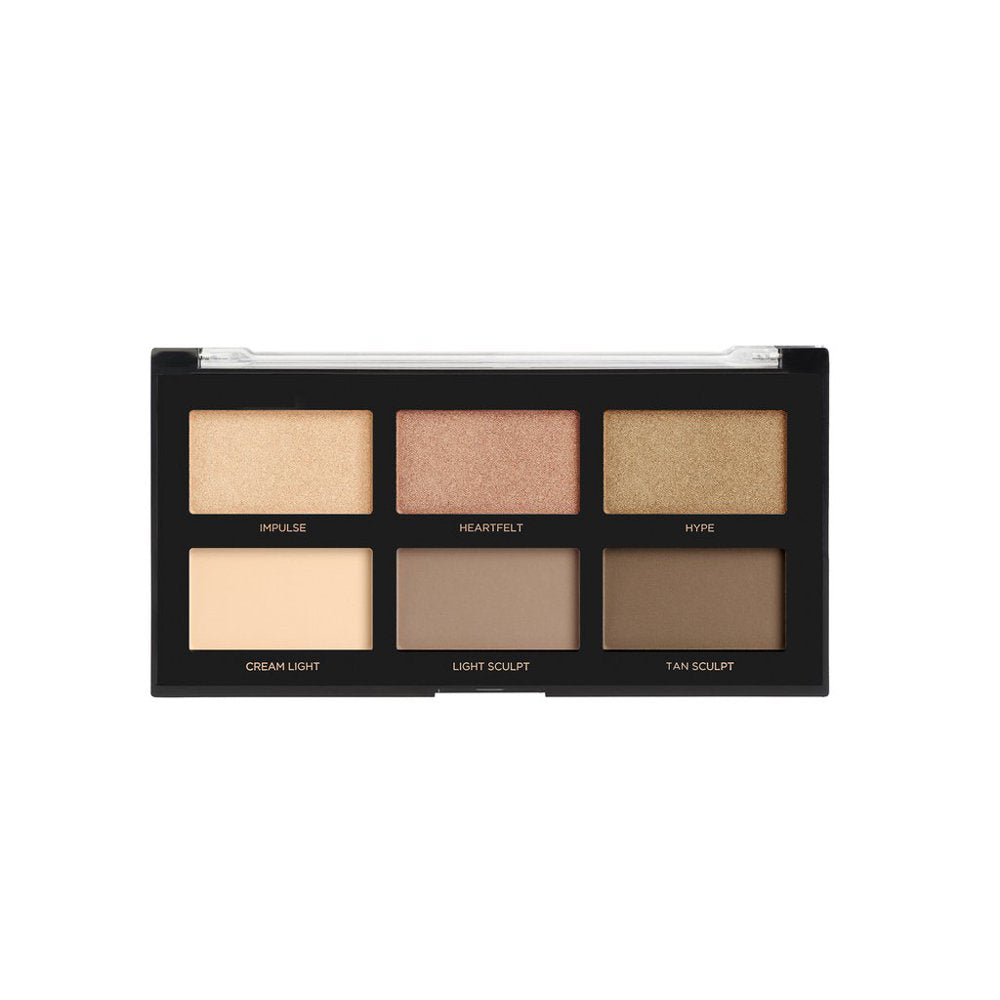 Highlight & Contour 6 Color Palette