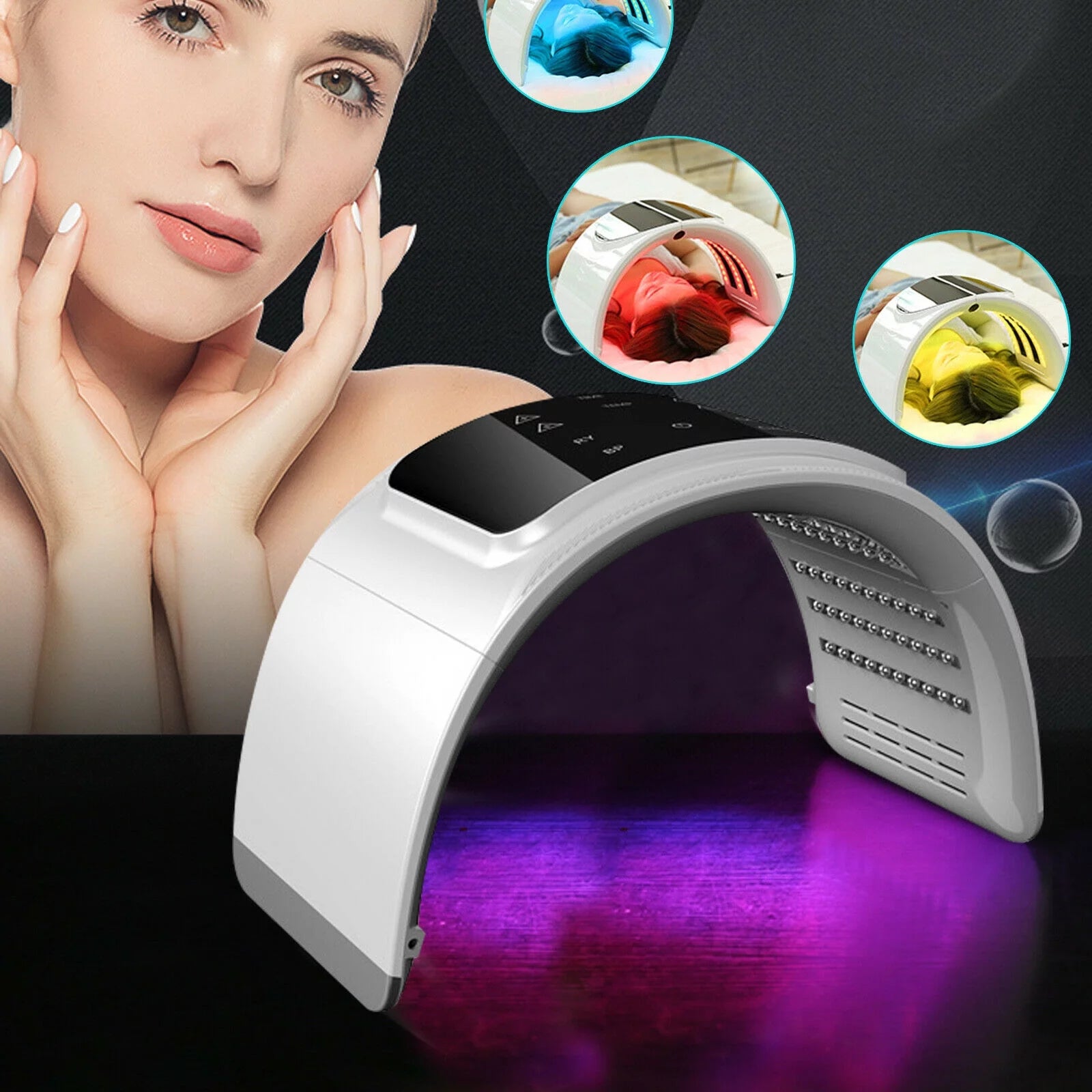 LED Light Photon Therapy Facial Skin Rejuvenation Face Beauty Machine 7 Colors LED Light Photon Therapy Facial Skin Rejuvenation Face Beauty Machine LED Light Skin Rejuvenation Beauty Machine