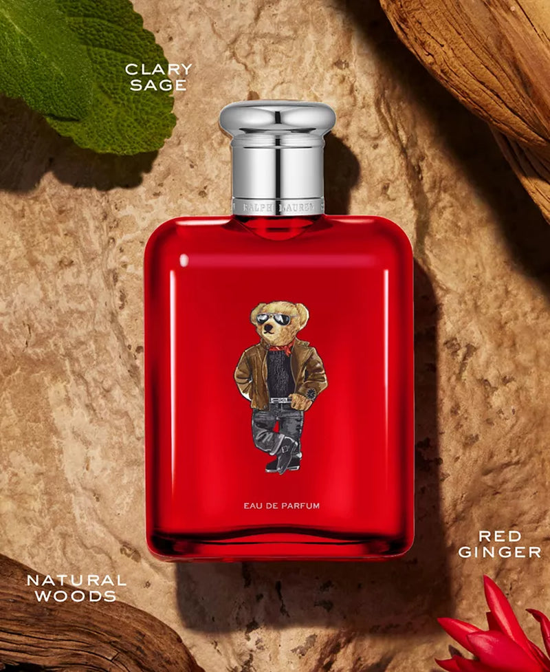 Men'S Polo Red Eau De Parfum Limited Bear Edition Spray, 4.2 Oz.