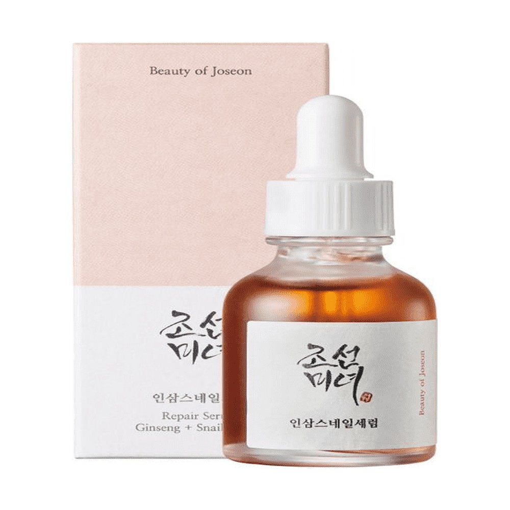 Repair Serum, Ginseng + Snail Mucin, 1.01 Fl Oz / 30Ml