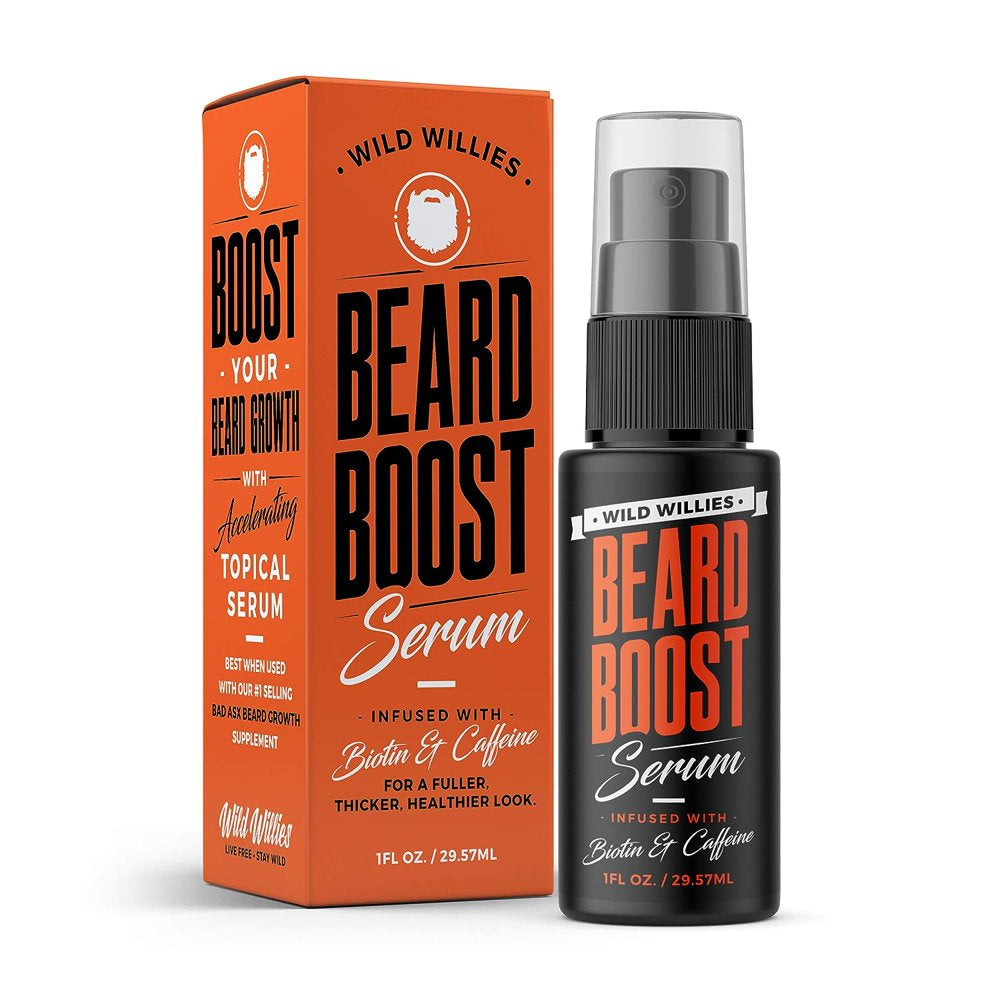 Beard Growth Serum with Biotin & Caffeine, 1 Oz.