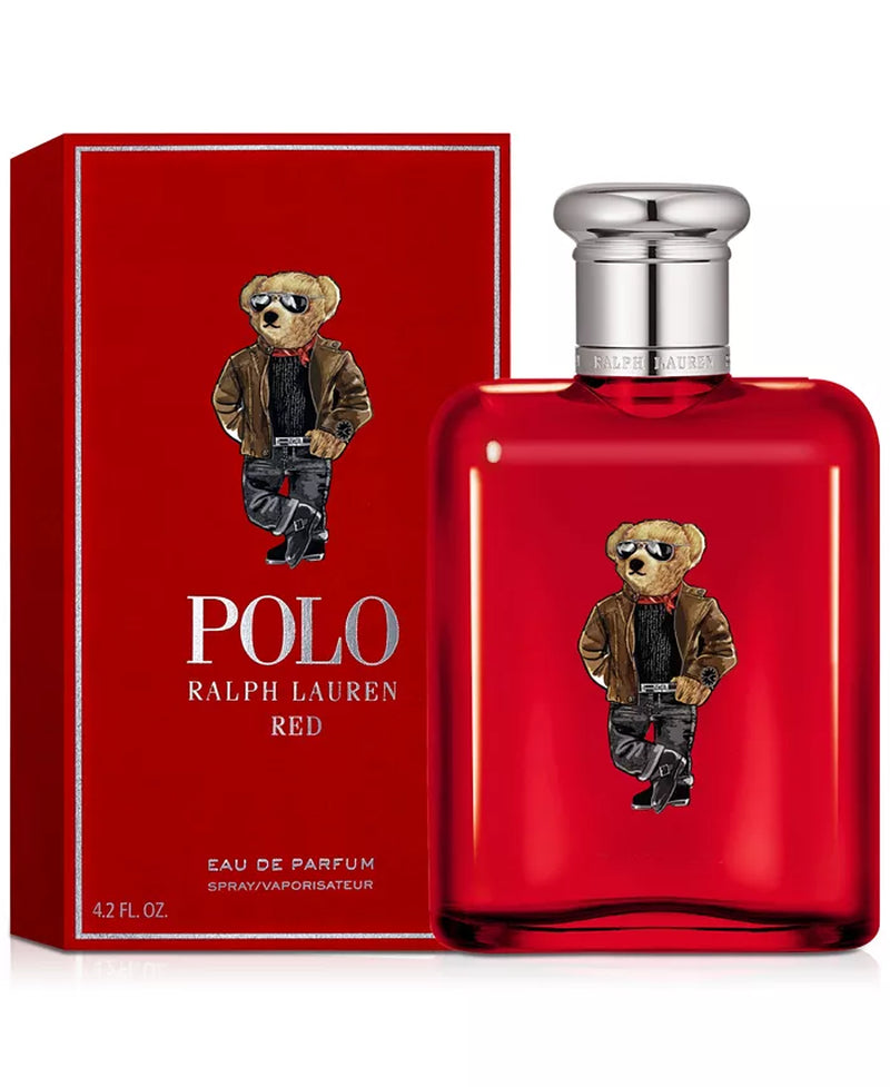 Men'S Polo Red Eau De Parfum Limited Bear Edition Spray, 4.2 Oz.