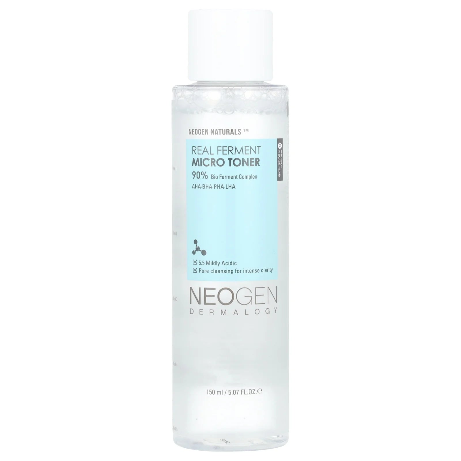 DERMALOGY Real Ferment Micro Collection - with Naturally Fermented Ingredients (Rice) & Hyaluronic Acid for Hydrated, Brightened and Healthy Skin (Micro Toner 5.07 Fl Oz (150 Ml))