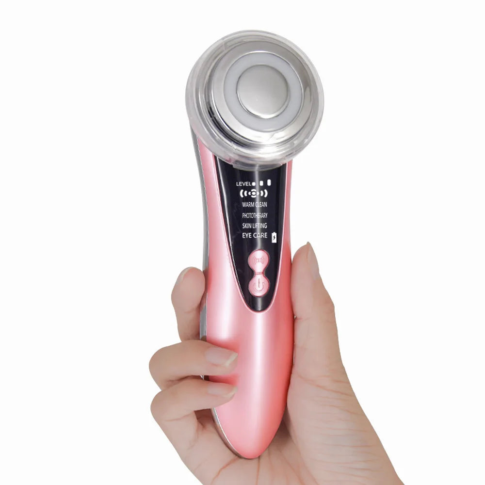 Women Beauty Personal Care Products Wholesale Led Electric Microcurre Face Massager Hot and Cold Face Beauty Equipment