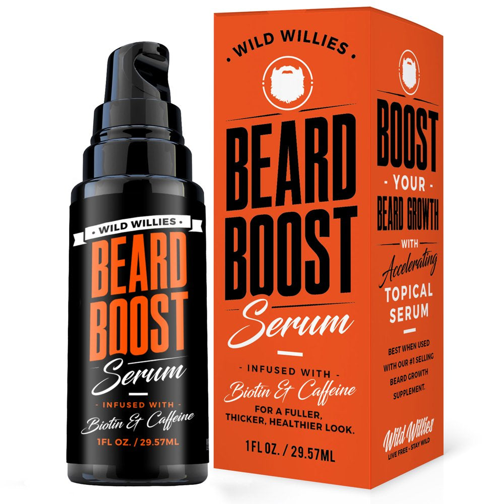 Beard Growth Serum with Biotin & Caffeine, 1 Oz.