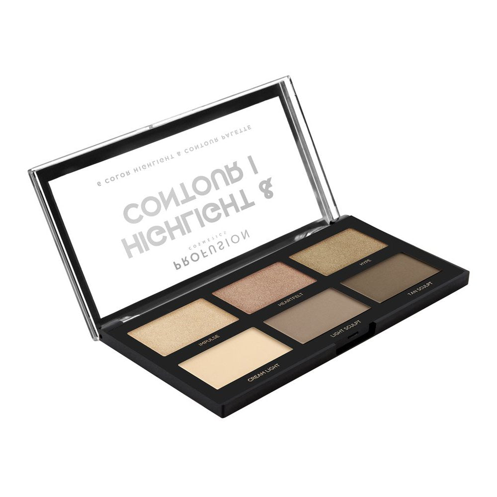 Highlight & Contour 6 Color Palette